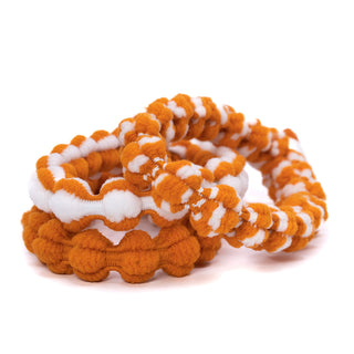 LUXe Compression Tech Scrunchies - Burnt Orange 3-Pack