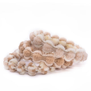 LUXe Compression Tech Scrunchies - Beige 3-Pack